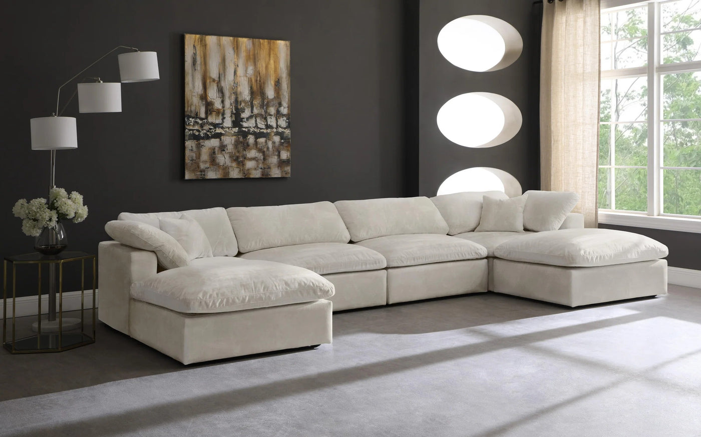 Cozy Large Modular U Shaped Couch