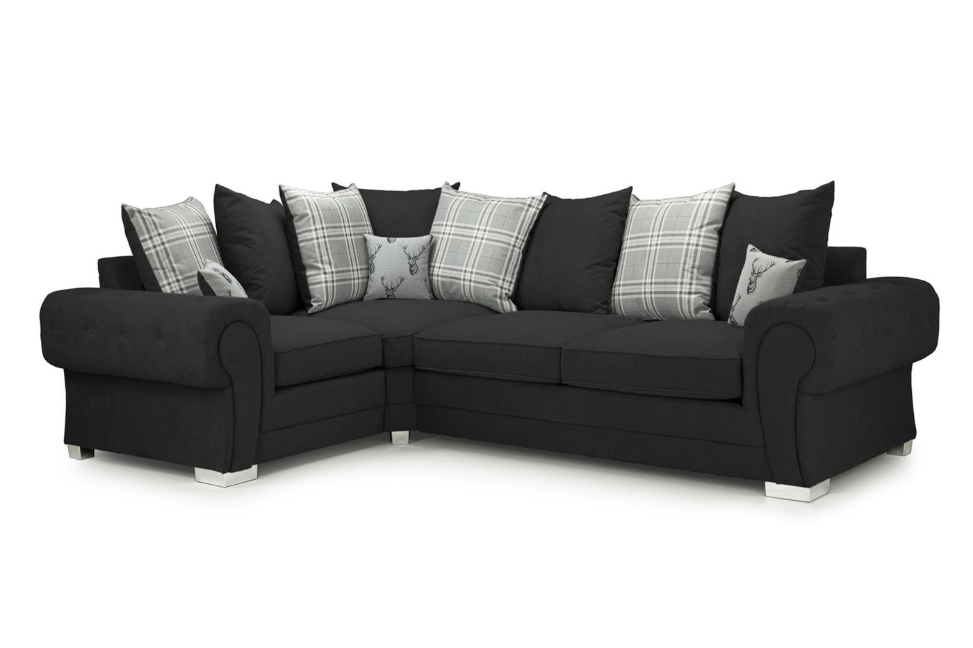 Verona Scatterback Left Hand Facing Corner Sofa