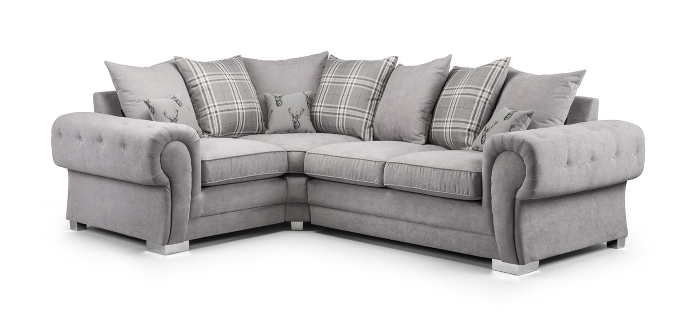 Verona Scatterback Left Hand Facing Corner Sofa