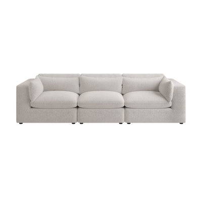 Cloud Boucle 3 Seater modular sofa feather filled