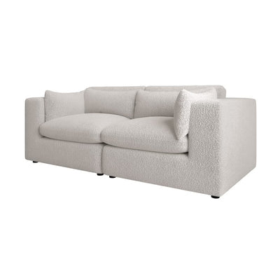 Cloud Boucle 2 Seater Modular Sofa Feather Filled