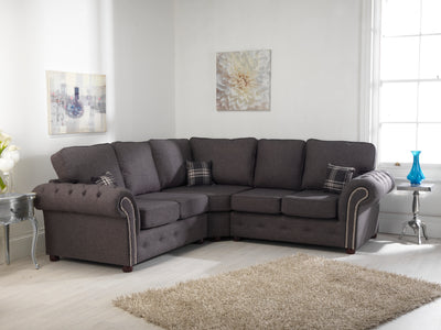 Galaxy wool corner sofa fullback