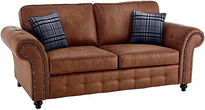 Oakland 3 Seater Sofa Tan.