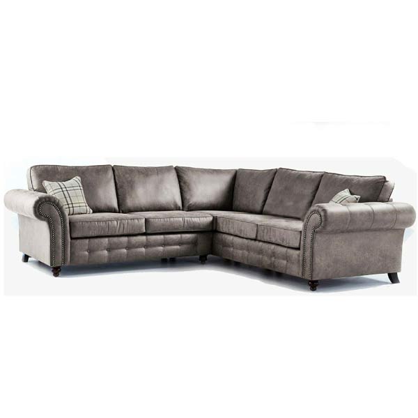 Oakland Corner Sofa Grey.