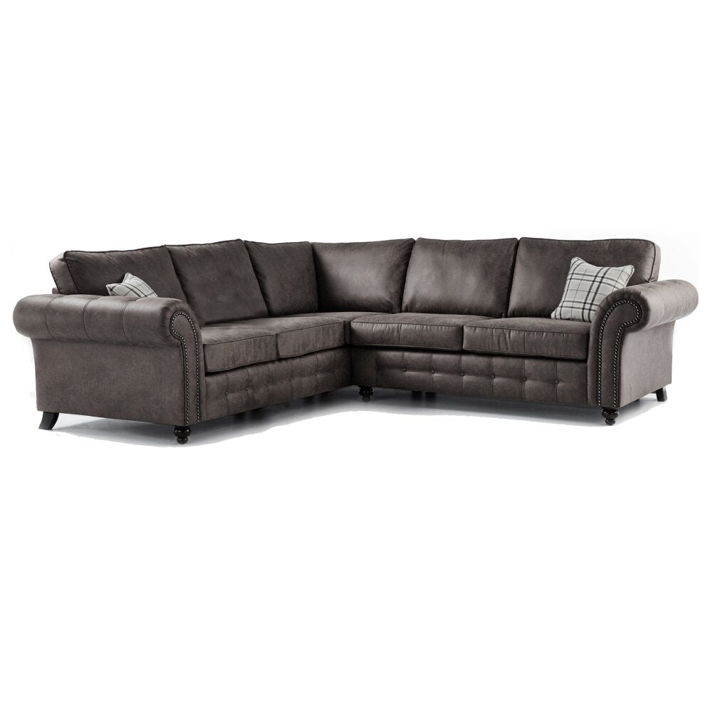 Oakland Corner Sofa Grey.