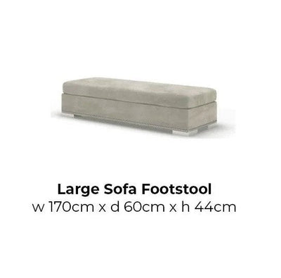 Olivia Corner Large Size RHF with Footstool.